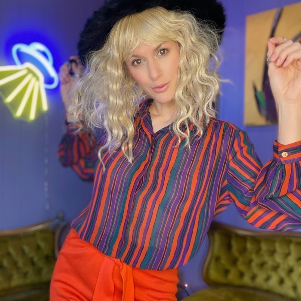 Vintage 1980s Lloyd Williams Blouse